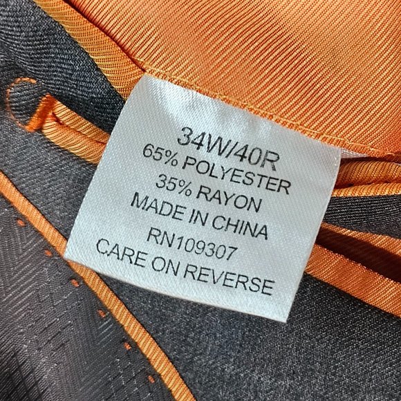 Giorgio Ferraro Super 120's Gray Double Vented Blazer Sport Jacket Size 40R - Picture 12 of 12